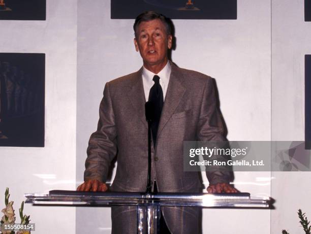 Producer Robert Rehme attends the 73rd Annual Academy Awards Nominations Annoucements on February 13, 2001 at Academy of Motion Picture Arts and...