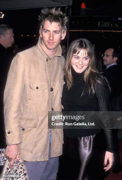 Actress Alicia Silverstone and boyfriend Christopher Jarecki attend The Talented Mr. Ripley Westwood Premiere on December 12, 1999 at Mann Village...