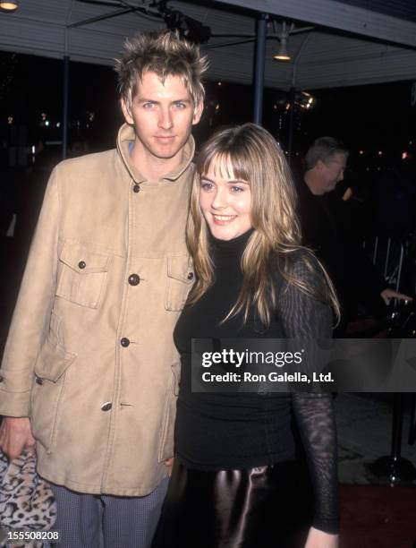 Actress Alicia Silverstone and boyfriend Christopher Jarecki attend The Talented Mr. Ripley Westwood Premiere on December 12, 1999 at Mann Village...