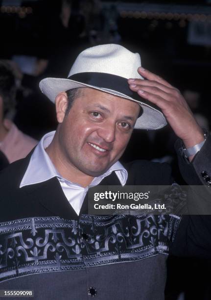 Comedian Paul Rodriguez attends the world premiere of Lara Croft-Tomb Raider on June 11, 2001 at Mann Village Theater in Westwood, California.