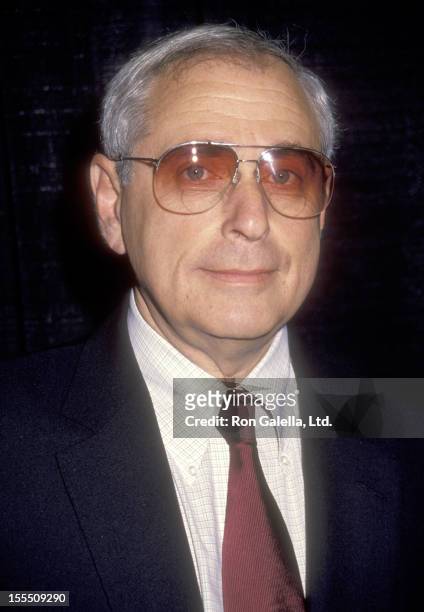 Television executive and producer Fred Silverman attends the 28th Annual Publicists Guild of America Awards on March 22, 1991 at Beverly Hilton Hotel...