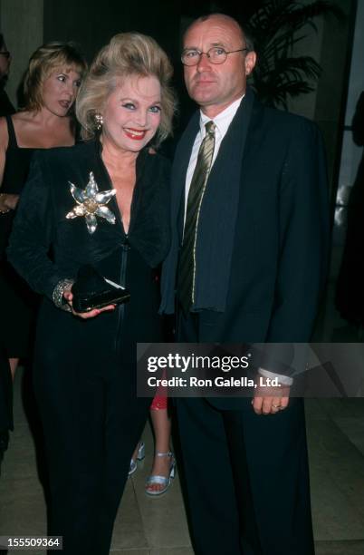 Musician Phil Collins and actress Carol Connors attending 27h Annual Vision Awards on June 17, 2000 at the Beverly Hilton Hotel in Beverly Hills,...