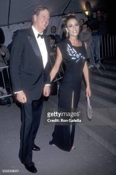 Businessman David H. Koch and wife Julia Flesher attend The Metropolitan Museum's Costume Institute Gala Monographic Exhibiton Gianni Versace on...