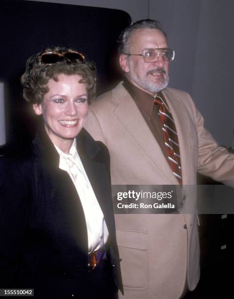 Actor George C. Scott and wife actress Trish Van Devere attend the Tricks of the Trade Opening Night Performance on November 6, 1980 at Brooks...