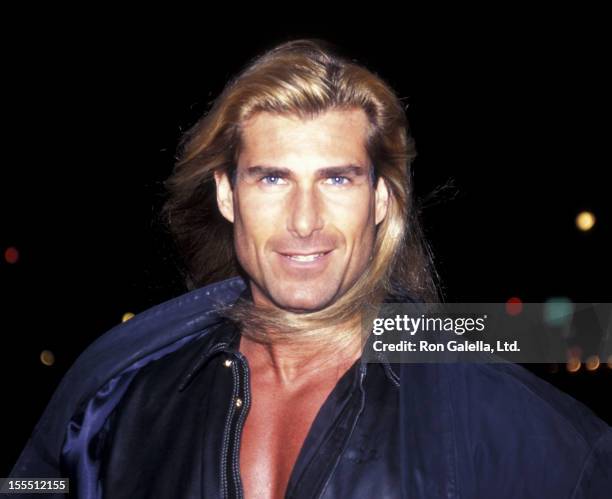 Model Fabio attends the benefit for Homeless Children on January 4, 1995 at the Old Homestead Steakhouse Restaurant in New York City.