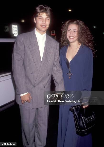 Actor Jay R. Ferguson and actress Lisa Rieffel attend the One Year Anniversary Celebration of the Caring For Babies With AIDS Foundation on September...