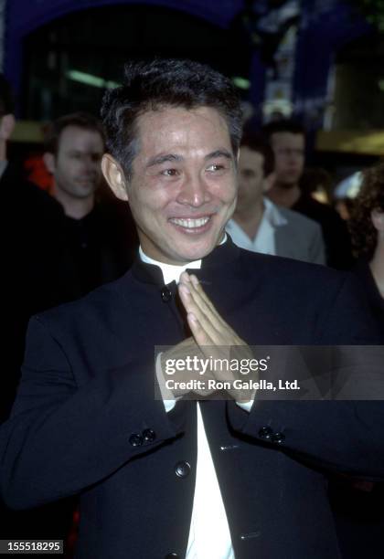 Actor Jet Li attends the premiere of Lethal Weapon 4 on July 7, 1998 at Mann Chinese Theater in Hollywood, California.