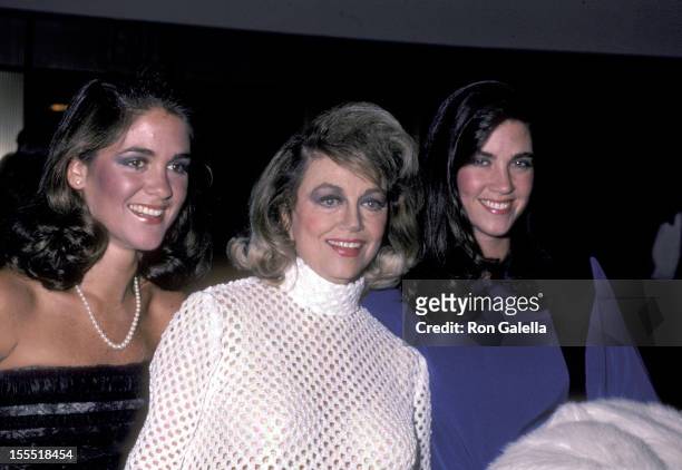 Actress Dorothy Malone and daughters Diane Bergerac and Mimi Bergerac attend The National Film Society's Eighth Annual Artistry in Cinema Awards on...
