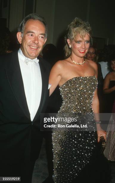 Television Personality Robin Leach and wife Judith Ledford attend Salute to Hollywood Benefit Gala on September 18, 1987 at the Beverly Hilton Hotel...