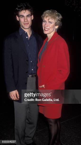 Actress Betty Buckley and actor Grayson McCouch attending the screening of Rain Without Thunder on February 3, 1993 at the Director's Guild Theater...