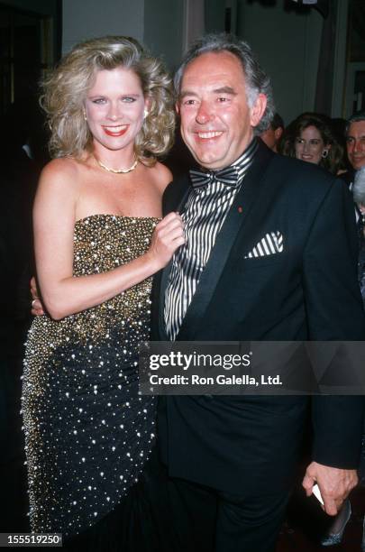 Television Personality Robin Leach and wife Judith Ledford attend Fourth Annual Rita Hayworth Alzheimer's Disease Benefit on May 16, 1988 at the...