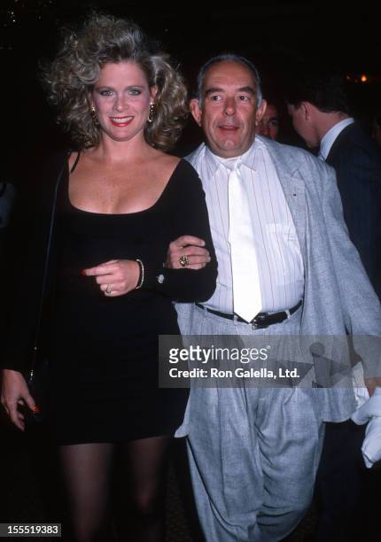 Television Personality Robin Leach and wife Judith Ledford attend Banff Celebrity Sports Invitational on December 9, 1988 at Banff, Alberta, Canada.