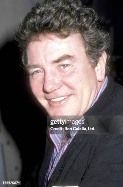 Actor Albert Finney attends the Wrap-Up Party for the Movie Orphans on November 11, 1986 at Libert Cafe, South Street Seaport in New York City.