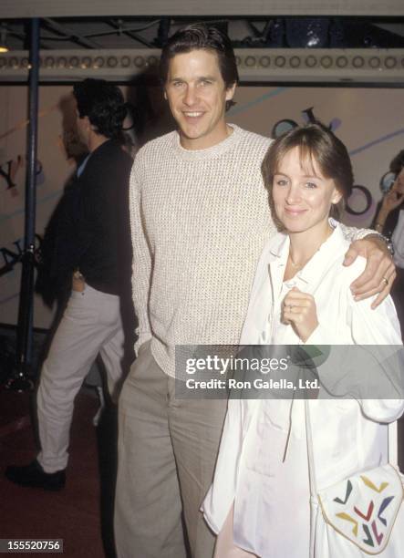 Actor Tim Matheson and wife Megan Murphy Matheson attend the Nobody's Fool Westwood Premiere on November 3, 1986 at Mann Village Theatre in Westwood,...