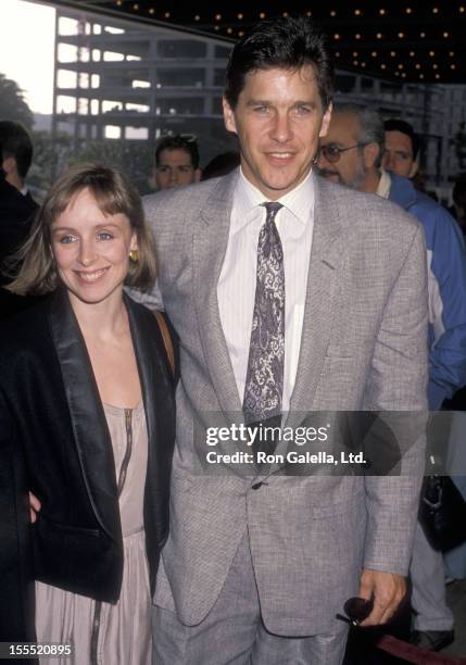 Actor Tim Matheson and wife Megan Murphy Matheson attend the See No Evil, Hear No Evil Century City Premiere on May 7, 1989 at Cineplex Odeon Century...