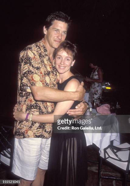 Actor Tim Matheson and wife Megan Murphy Matheson attend the Second Annual Ritz-Carlton, Mauna Lani Celebrity Sports Invitational on May 13, 1992 a...