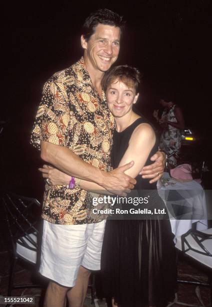 Actor Tim Matheson and wife Megan Murphy Matheson attend the Second Annual Ritz-Carlton, Mauna Lani Celebrity Sports Invitational on May 13, 1992 a...