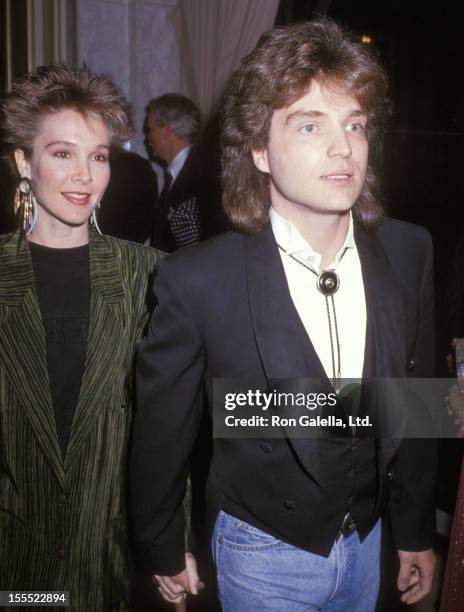 Actress Cynthia Rhodes and musician Richard Marx attend the Sixth Annual ASCAP Pop Music Awards on May 15, 1989 at Beverly Wilshire Hotel in Beverly...