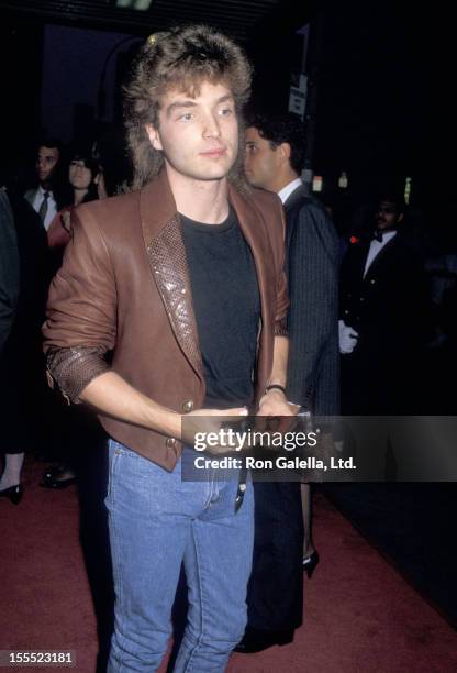 Musician Richard Marx attends the Dirty Dancing New York City Premiere on August 17, 1987 at the Gemini 1 & 2 in New York City.