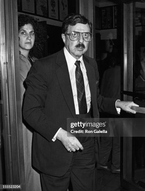 Producer David Merrick attends the performance of Steel Magnolias on September 30, 1987 at the Lucille Lortel Theater in New York City.