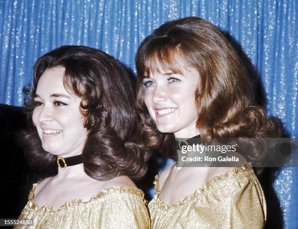 Singer Peggy Lennon and singer Dianne Lennon of The Lennon Sisters attend the 23rd Annual Primetime Emmy Awards on May 9, 1971 at Hollywood Palladium...