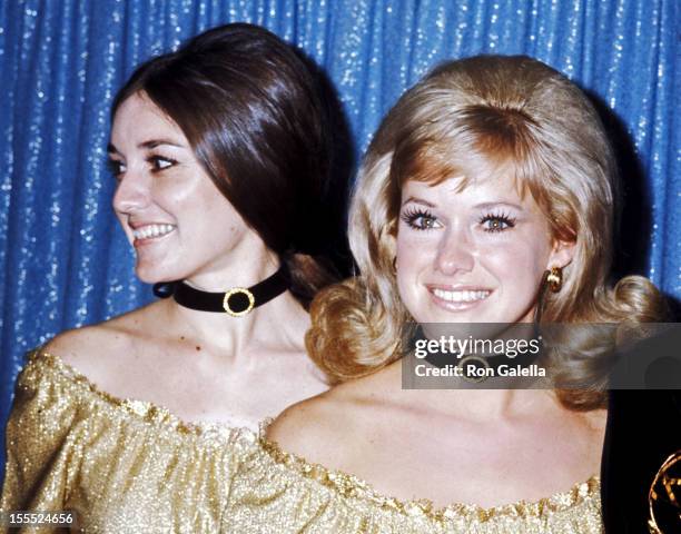 Singer Kathy Lennon and singer Janet Lennon of The Lennon Sisters attend the 23rd Annual Primetime Emmy Awards on May 9, 1971 at Hollywood Palladium...