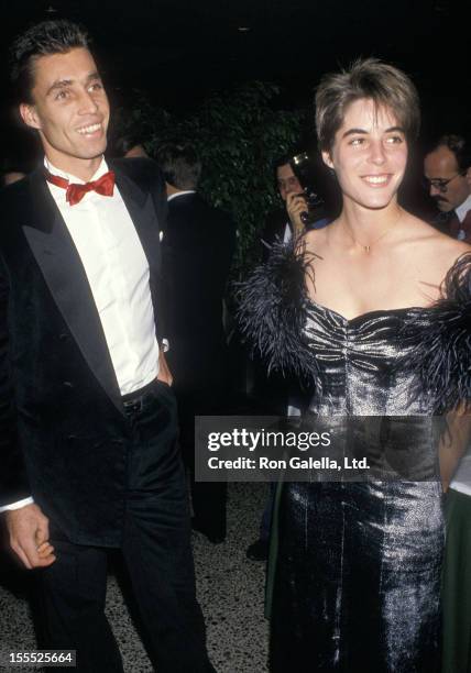 Athlete Ivan Lendl and date Samantha Frankel attend the 13th Annual Association of Tennis Professional's JAKS Awards on December 1, 1987 at New York...