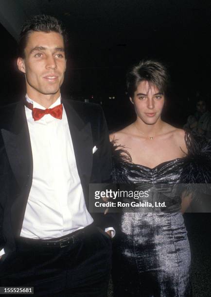 Athlete Ivan Lendl and date Samantha Frankel attend the 13th Annual Association of Tennis Professional's JAKS Awards on December 1, 1987 at New York...
