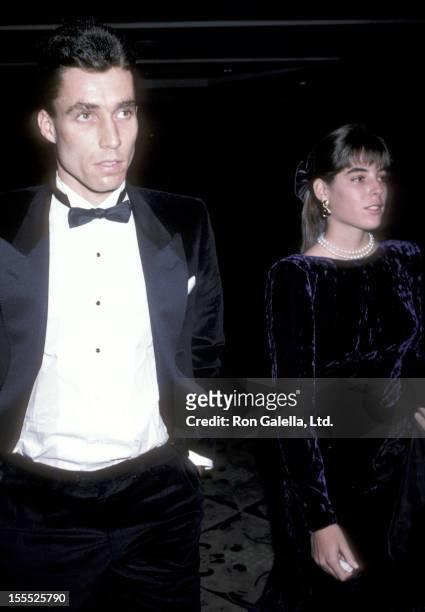 Athlete Ivan Lendl and date Samantha Frankel attend the 12th Annual Association of Tennis Professional's JAKS Awards on December 2, 1986 at New York...