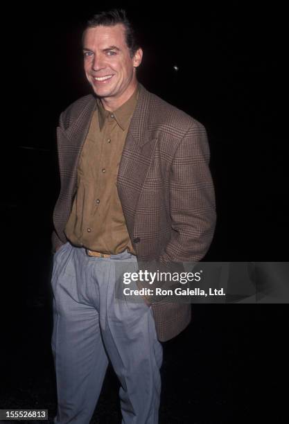 Actor Christopher McDonald attends the Malice Beverly Hills Premiere on September 29, 1993 at Academy Theatre in Beverly Hills, California.