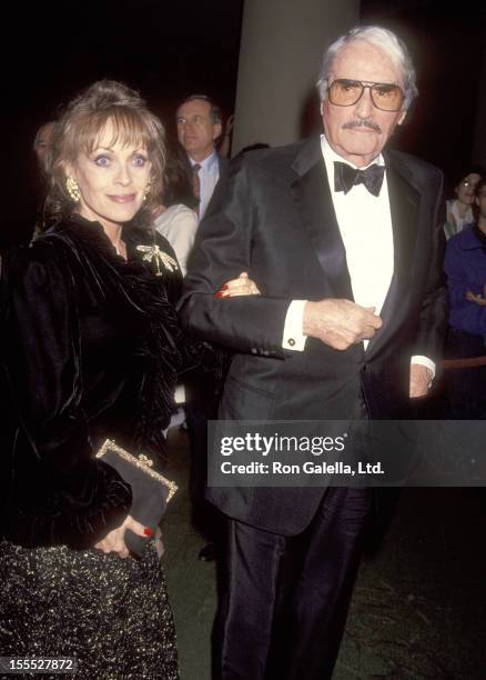 Actor Gregory Peck and wife Veronique Peck attend The Daily Variety Salutes Army Archerd on January 29, 1993 at Beverly Hilton Hotel in Beverly...