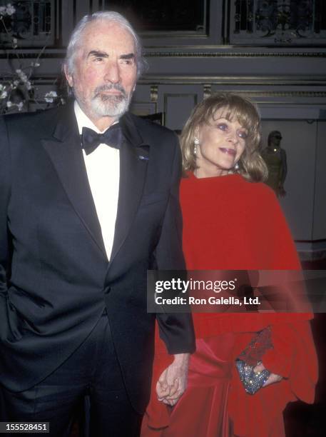 Actor Gregory Peck and wife Veronique Peck attend the Third Annual Red Ball to Benefit The National Children's Advocacy Center on February 11, 1997...