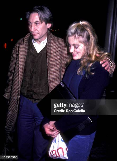 Musician Charlie Watts and daughter Seraphina Watts sighted on October 26, 1981 at Joanna's Restaurant in New York City.