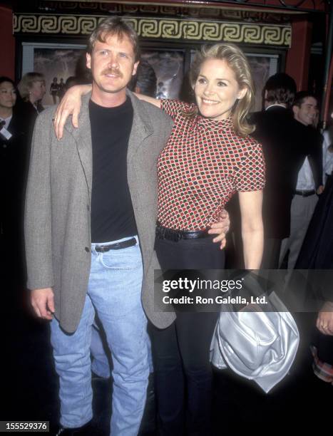 Actress Helen Shaver and husband Steve Smith attend The Craft Hollywood Premiere on April 26, 1996 at Mann's Chinese Theatre in Hollywood, California.