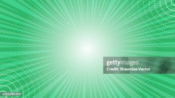 speed line effects with comic style green background - green screen background stock illustrations