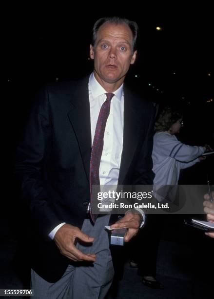 Actor Fred Dryer attends the party on July 10, 1989 at Chasen's Restaurant in Beverly Hills, California.