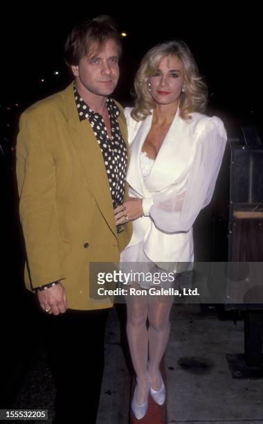 Musician Eddie Money and wife Laurie Mahoney attend Spinal Tap Concert on January 30, 1992 at the Golden Monkey in Santa Monica, California.