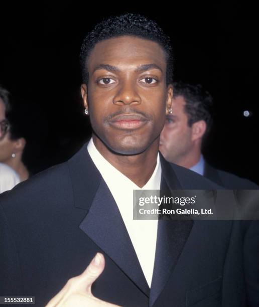 Actor Chris Tucker attends the premiere of Money Talks on August 19, 1997 at the Cinerama Dome Theater in Hollywood, California.