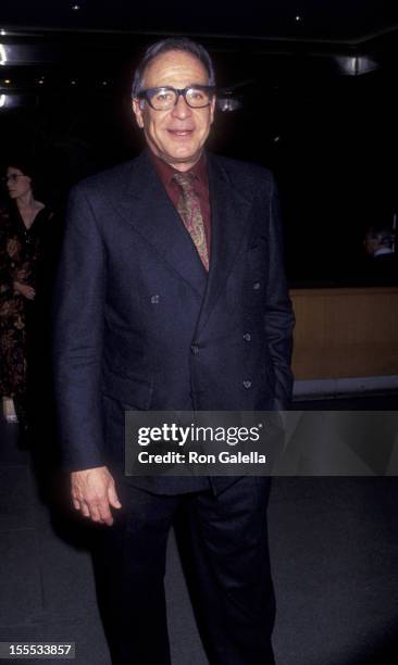 Producer Daniel Melnick attends the premiere of L.A. Story on January 30, 1991 at the Museum of Modern Art in New York City.