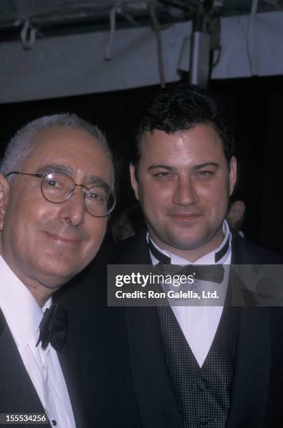 Actors Ben Stein and Jimmy Kimmel attend 28th Annual Daytime Emmy Awards on May 18, 2001 at Radio City Music Hall in New York City.