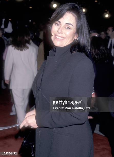 Journalist Kathleen Sullivan attends the Primary Colors Universal City Premiere on March 12, 1998 at Cineplex Odeon Universal City Cinemas in...