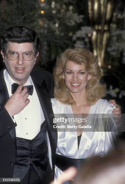 Musician Marvin Hamlisch and Cyndy Garvey attend 55th Annual Academy Awards Governor's Ball on April 11, 1983 at the Beverly Hilton Hotel in Beverly...