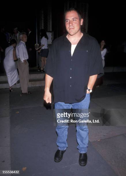 Actor Jon Favreau attends the Special Screening of the English Version of La vita e bella on August 24, 1999 at Bryant Park in New York City.