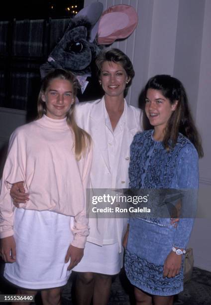Cyndy Garvey and daughters Krisha Garvey and Whiney Garvey attend Eighth Annual Mother-Daughter Fashion Show on March 23, 1989 at the Beverly Hilton...