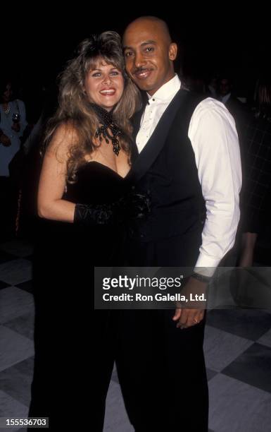 Talk Show Host Montel Williams and wife Grace Morley attending Party for 500th Episode of Montel Williams Show on November 30, 1993 at the Museum of...