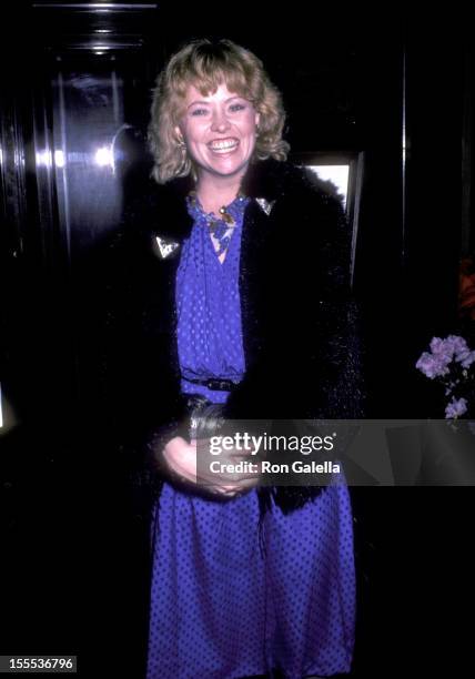 Actress Lauren Tewes attends The Love Boat Cast and Crew Wrap-Up Party on January 17, 1982 at Beverly Wilshire Hotel in Beverly Hills, California.