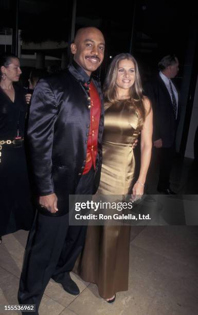 Talk Show Host Montel Williams and wife Grace Morley attending American Comedy Honors Gala on August 23, 1997 at the Beverly Hilton Hotel in Beverly...