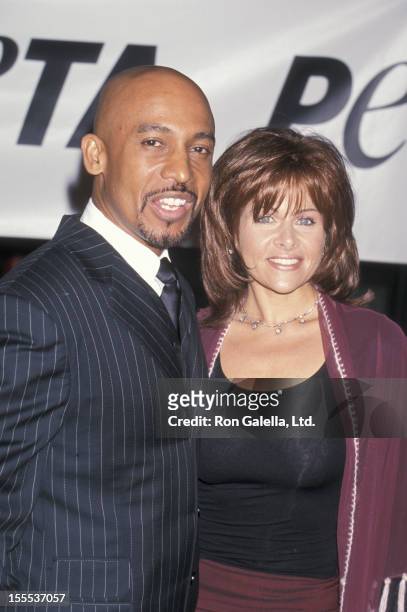 Talk Show Host Montel Williams and wife Grace Morley attending PETA Honors the Animal Rights Movement on September 18, 1999 at Paramount Studios in...