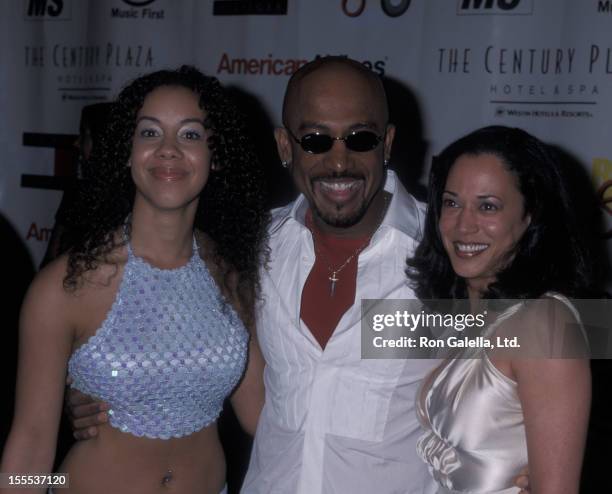 Talk Show Host Montel Williams, daughter Ashley Williams and Kamala Harris attending Eighth Annual Race to Erase Multiple Sclerosis on May 18, 2001...