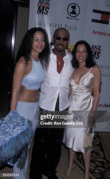 Talk Show Host Montel Williams, daughter Ashley Williams and Kamala Harris attending Eighth Annual Race to Erase Multiple Sclerosis on May 18, 2001...